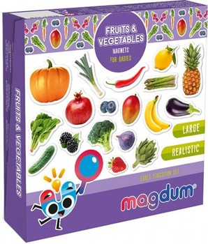 Набір магнітів Magdum "Фрукти і овочі" ML4031-15 EN фото