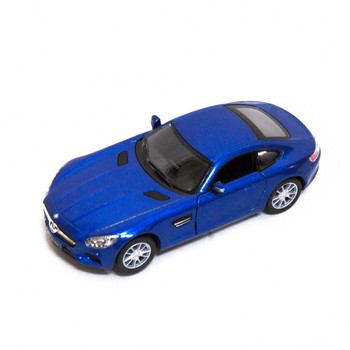 Игрушечная коллекционная модель машинки Mercedes-AMG 5 KT5388W инерционная (Синий) фото
