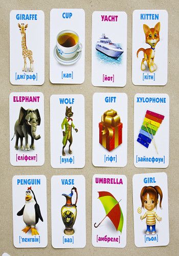 Детские развивающие карточки "Английский алфавит" 13106047, 36 карточек фото