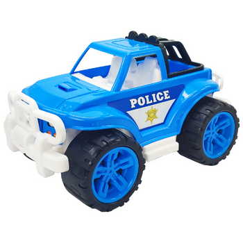 Іграшковий джип Поліція 3558TXK з відкритим кузовом (Блакитний) фото